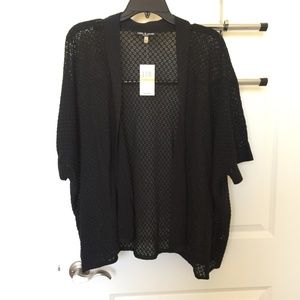 Cable & Gauge black dolman sleeve cardigan